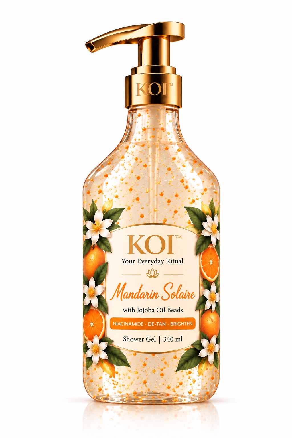 Mandarin Solaire shower gel